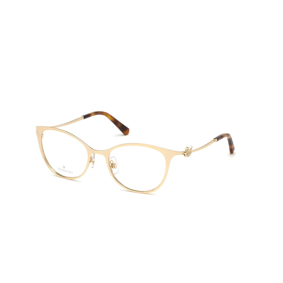Swarovski SK 5303 032 золото металлический круглый Cat очки ОПРАВА 52-19-140 - Изображение 1 из 1