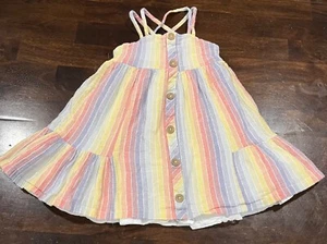Tommy Bahama Pastel Summer Dress Girls Size 4T - Picture 1 of 5