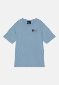 mens EA7 ashley blue identity core t shirt size Large #U7 - Picture 1 of 6