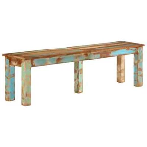 NNEVL Bench 160x35x46 cm Solid Reclaimed Wood - Picture 1 of 10