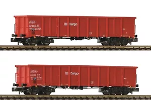N Scale Wagons - 830251 - Juego de 2 piezas: vagones de mercancías abiertos, DB AG - Imagen 1 de 1
