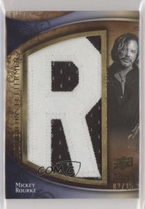 2009 Upper Deck Icons Movie Lettermen /15 Mickey Rourke (Rourke R) #ML-MR.10