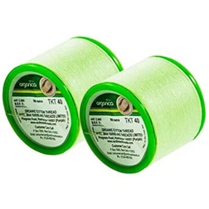 2 Spool X 300M Organica Organic Cotton Eyebrow Threading Thread Hair Remover - Picture 1 of 4