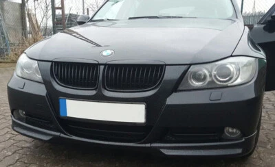 Für BMW E90 E91 05-08 Front-Spoiler Lippe Frontansatz Stoßstangen Spoilerecken - Bild 1 von 4