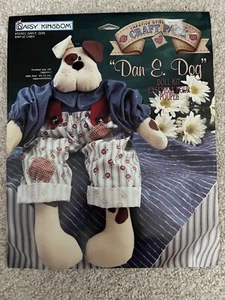 Vintage Daisy Kingdom "Dan E Dog", Sewing Kit, Craft Pack - Picture 1 of 3