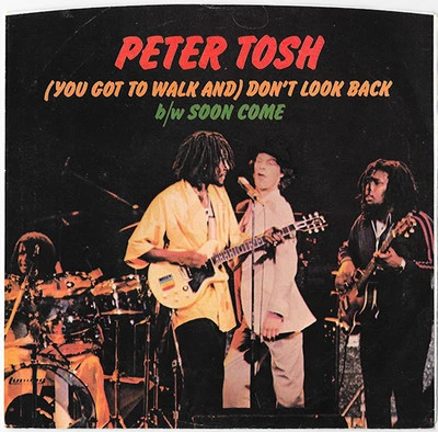 Peter TOSH/Mick JAGGER Don’t Look Back DJ PICTURE SLEEVE 45 - Image 1 of 2