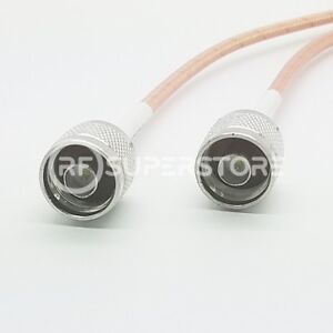 N Male to N Male RG142 48" Cable Assembly