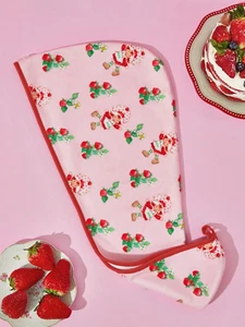 Strawberry Shortcake Picnic Red Cute Licensed Towel Hair Drying Turban Wrap - Picture 1 of 10