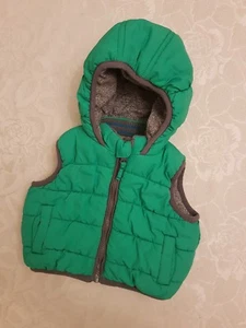 Boys Green Bodywarmer Padded Quilted Gilet Jacket Age 9-12 Mths From BOOTS - Picture 1 of 3