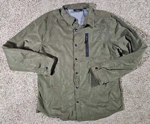 Marc Anthony Lg Button Up Hemd Luxus + Slim Fit Army Flasche - Bild 1 von 9