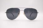 Vintage Bi 7192-3 Silver Oval Sunglasses Glasses Nos