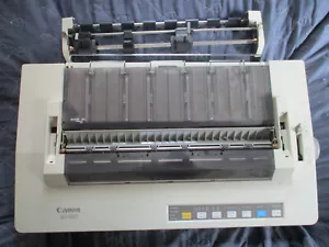 Canon BJ-130e Bubble Jet Ink Large Format Printer Vintage 1990 CIB - Picture 1 of 20