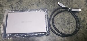 Cable Matters® Aluminum USB-C 3.1 Gen2 SATA SSD Enclosure+ Thunderbolt 3 Cable