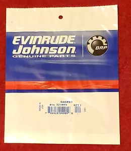 *NEW OEM OMC Upper Exhaust Housing Gasket 0323459 90hp 115hp Johnson Evinrude - Picture 1 of 2