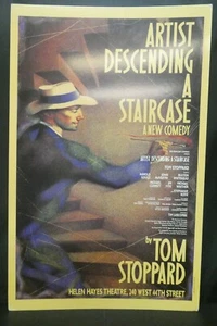 Artist Descending A Staircase Theater Broadway Window Card Poster 14" x 22" - Picture 1 of 6