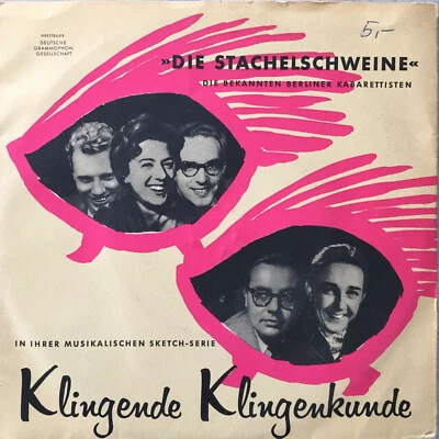 KLINGENDE KLINGENKUNDE. Die Stachelschweine (Gillette Werbe-Single 006 001 / NM) - Bild 1 von 4