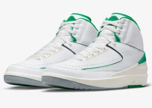 Nike Air Jordan 2 Retro Lucky Green Sneaker Schuhe 44 US 10 DR8884-103 Weiß Grün - Bild 1 von 8