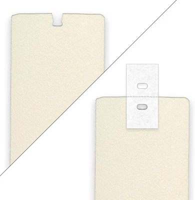 60 Pcs Vertical Blinds Replacement Slats Panels, Vertical Blind Repair Tabs Kit - Image 1 of 4