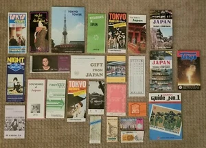 Folletos, guías y mapas vintage de la década de 1970 de Tokio/Japón - Imagen 1 de 9