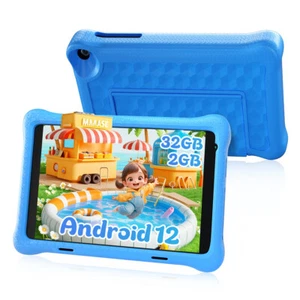 Kids Tablet 8 inch Touchscreen Android 12 for Kids 3-12 2+32GB Parent Cont - Picture 1 of 9