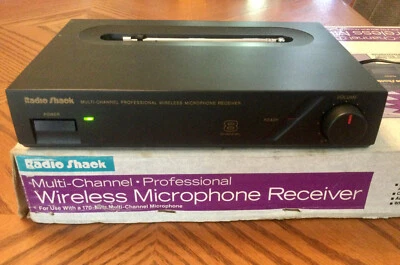 Radio Shack 170-MHz Multi-Channel Wireless Microphone Receiver.  32-1233 - Image 1 of 4