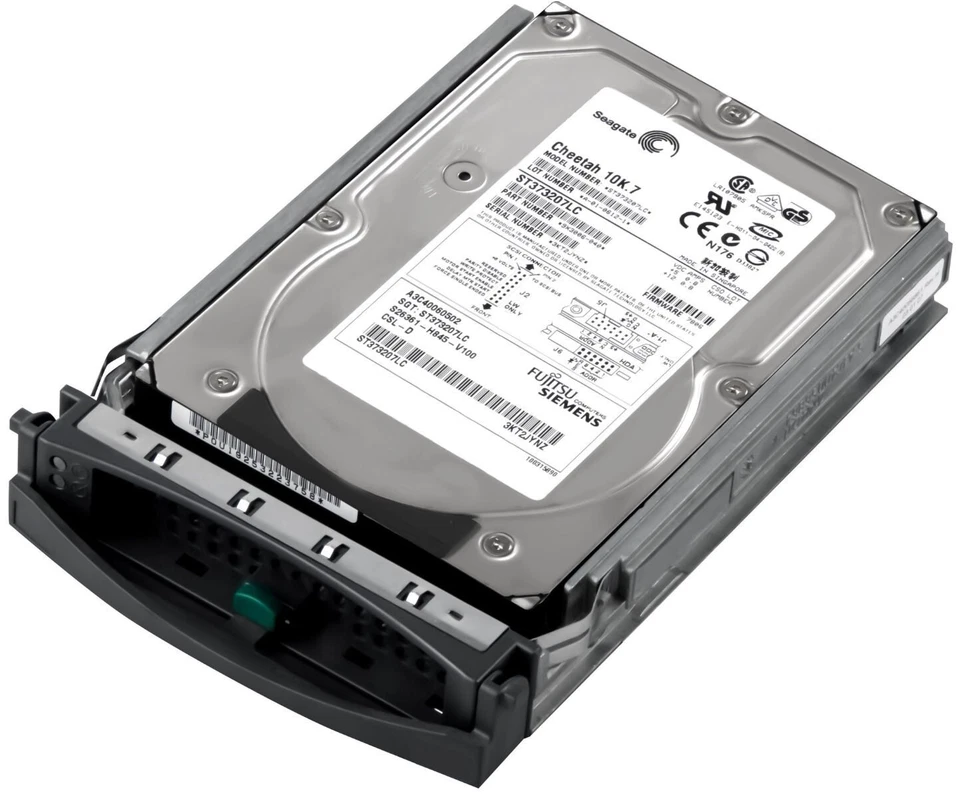 Fujitsu A3C40060502 S26361-H845-V100 ST373207LC 73GB 10000U/Min SCSI 8MB 3.5'' - Image 1 of 3