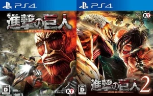 Juego de 1 y 2 de PS4 Attack on Titan versión japonesa - Imagen 1 de 7