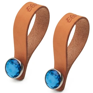 Electra Jewel Shiner Blue Echt Leder Nabenputzer Nabenputzring, Bike Bling Bling - Bild 1 von 1