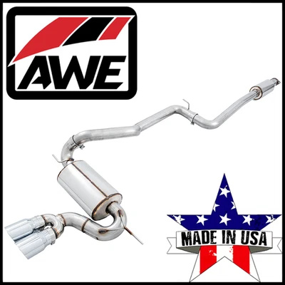 AWE Touring Edition 3" Cat-Back Exhaust System fits 2013-2018 Ford Focus ST 2.0L - Image 1 of 4
