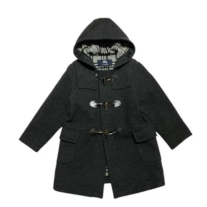 BURBERRY LONDON Coat Duffle Coat Gray 120A Kids - Picture 1 of 10