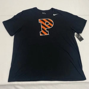 NWT Princeton Tigers Nike Tee Short Sleeve Athletic Shirt Men's Black 3XL - Picture 1 of 8