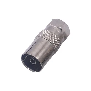 Adapter anteny telewizyjnej Złącze telewizyjne Zestaw telewizyjny Stop cynku 1/5/10szt Złącze Adapter - Zdjęcie 1 z 42