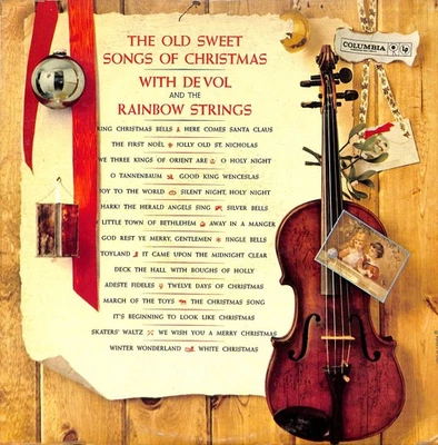 DeVol & Rainbow Strings – Old Sweet Songs of Christmas LP Record 1960 Columbia Foto 1 de 2
