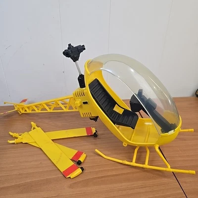 Vintage 70s GI Joe Adventure Team Yellow Helicopter Toy Search for Stolen Idol - Image 1 of 4