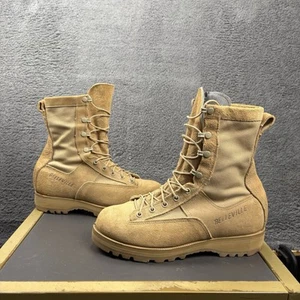 Vintage Belleville Boots Women 8 Vibram Goretex Flight Leather Combat USA Made - Picture 1 of 10