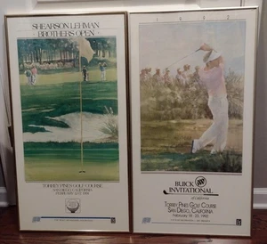 RARE Original Tournament Posters from Torrey Pines La Jolla 1991/1992 - Picture 1 of 1