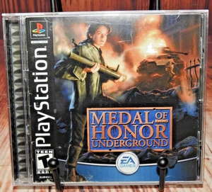 Medal of Honor: Underground (Sony PlayStation 1, 2000) CIB PS1 SIN TARJETA REG - Imagen 1 de 13