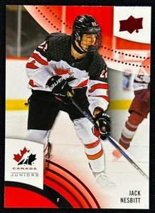 2025 UD Team Canada Juniors Jack Nesbitt lámina roja #70 - Imagen 1 de 2