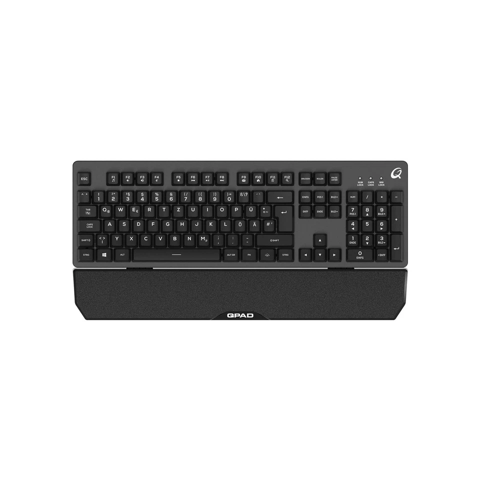 QPAD Pro MK40 Gaming-Tastatur Halbmechanisch LED Metall schwarz - Bild 1 von 3