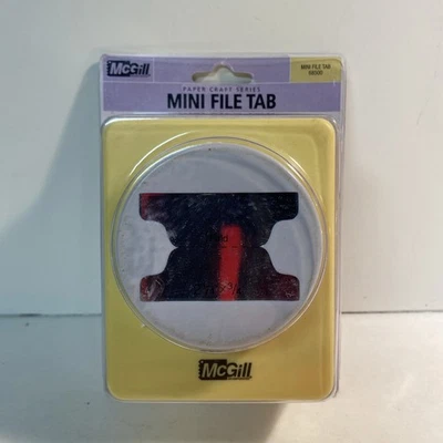 McGill Incorporated File Tab 3 “Punch  Paper Craft 2 1/4” X 3/4” Tab  68500 - Image 1 of 3