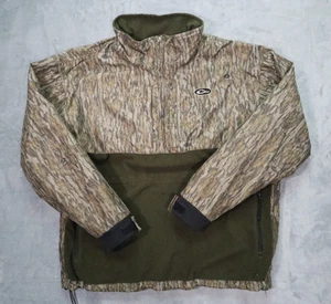 Drake Waterfowl Systems Men's XL Camo Half Zip Fleece Pullover Magnattach - Picture 1 of 12