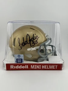 Bob Golic Signed Notre Dame Fighting Irish Speed Mini Helmet (JSA) WC113908 - Picture 1 of 4