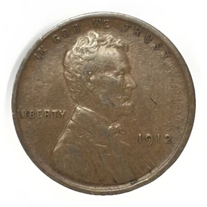 Centavo Lincoln Wheat 1912 • Edición temprana • Circulado BN - Imagen 1 de 2