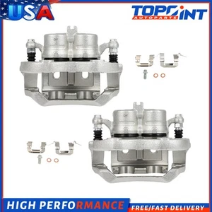 Set of 2 For 2011-2014 Nissan Murano w/ Bracket Front Left Right Brake Calipers - Picture 1 of 7