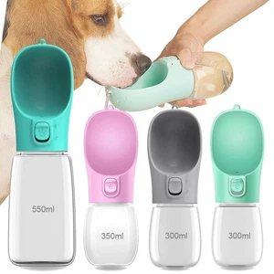 Portable Cat Dog Pet Water Bottle Drinking Cup Puppy Travel Outdoor Feeder - Picture 1 of 9