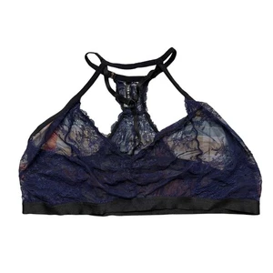 Torrid Damen Übergröße blau & schwarz Riemchen Racerback Bralette Größe 4 4X - Bild 1 von 5