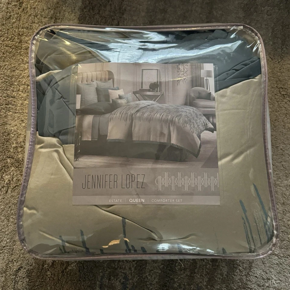 Jennifer Lopez Estate Queen size Comforter Set bedding comfort qn 4 Piece - Image 1 of 4