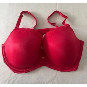 Victoria's Secret Dream Angels Push Up BH rot Spitze Strass V 38DD romantisch - Bild 1 von 13