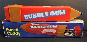 Vintage Bubblegum Pencil Caddy - In Original Box #6394 Emson inc - Picture 1 of 3