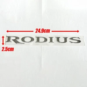 Rear Trunk RODIUS Logo Lettering Emblem For 04 06 08 10 12 14 Ssangyong Rodius - Picture 1 of 5